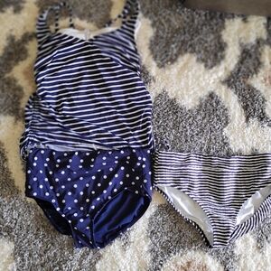 Lands End Three piece swimsuit